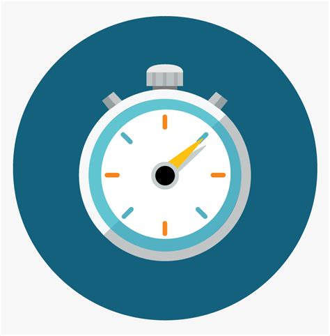 Timer Clipart Baking Flat Vector Clock Icon Pictogram HD Png