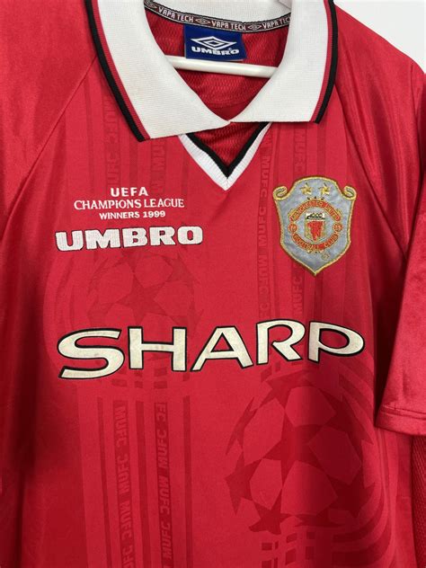 1999 Manchester United Champions League Winners Home Jersey XXL