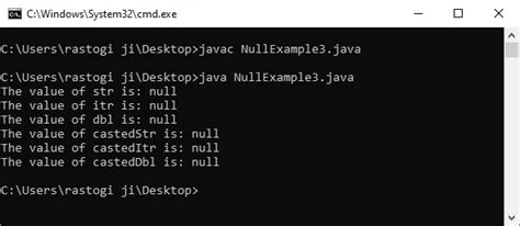 Facts About Null In Java Javatpoint