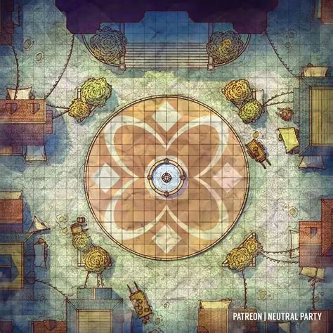 50 More Battlemaps By Neutral Party Fantasy City Map Dnd World Map Dungeon Maps