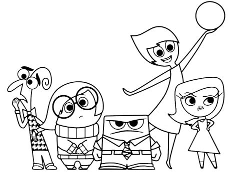 Desenhos Do Divertida Mente 2 - Desenhos de Divertida Mente 2 para colorir e imprimir Grátis