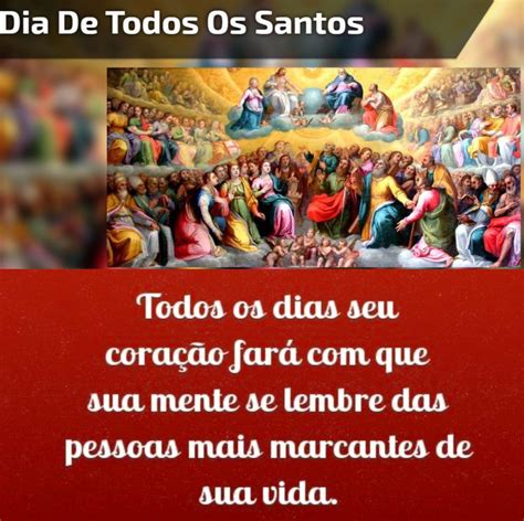 Dia De Todos Os Santos Mensagem E Ora O De De Novembro