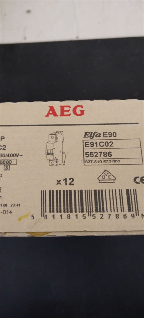 Aeg Elfa E C A Ka Pole Circuit Breaker Panels And Parts