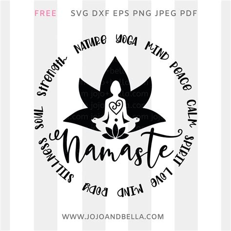 Namaste Svg Lotus Flower Svg Yoga Svg Fitness Svg Namaste, 46% OFF