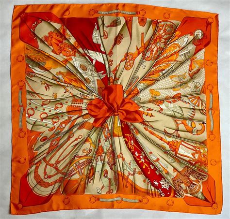 Hermès SOLEIL DE SOIE HERMES SCARF BY LATHAM Scarf Catawiki