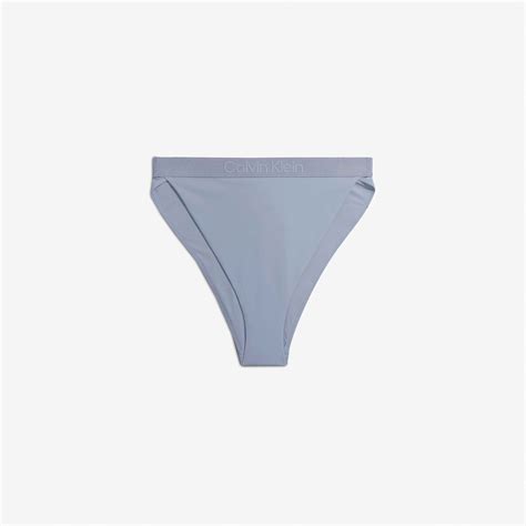 Calvin Klein High Waisted Bikini Kad N Mavi Bikini Alt Kadin Mayo