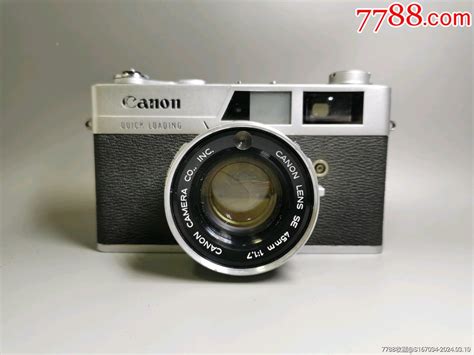 佳能canoncanonet17，品相如图所示，快门可按，光圈开合正常55q 价格120元 Au37071350 傻瓜机胶片相机 加价