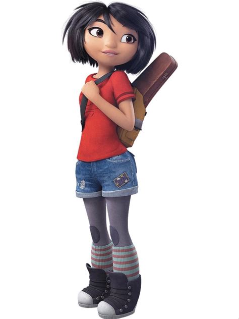 An Animated Character Holding A Baseball Bat In Her Hand And Wearing