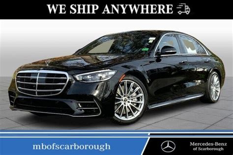 2023 Mercedes-benz S-class S 500, Black W/ 10 Miles In Scarborough ...