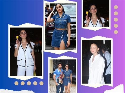 Janhvi Kapoor Kiara Advani And Alia Bhatt New Sexy Looks Spotted In Casual Wears Janhvi Kapoor