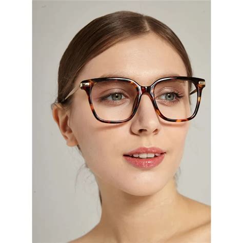 Mincl 2018 Fashion Square Frame Eyeglasses Women Optical Glasses Eye