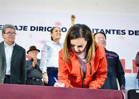 Dirigente Magisterial En Zacatecas Firma Acuerdo De Unidad Con Claudia