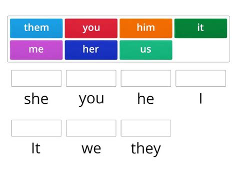 Object Pronoun Une Las Parejas