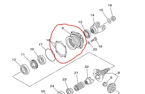 Grizzly 450 Rear Mid Drive Shim Install Need Help Yamaha Grizzly Forum