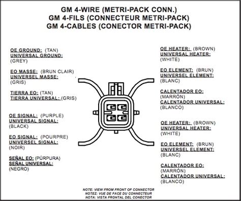 Ngk O2 Sensor 4 Wire Wiring Diagram