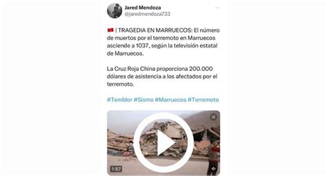 Impactantes videos Así se vivió el fatal terremoto en Marruecos de