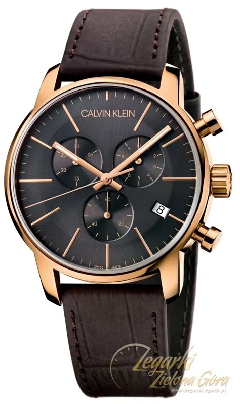 Calvin Klein K G G Gent City Chrono Rose Gold Pvd Zegarek M Ski