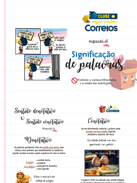O Que É Significação - Significação de Palavras e Seus Sentidos | PDF | Direitos Autorais ...
