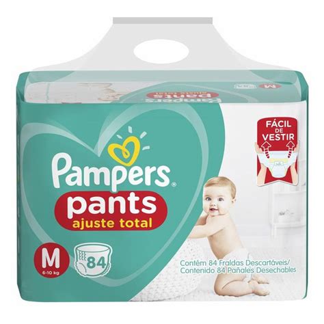 Fralda Pampers Pants Bag Ajuste Total M Com 84 Unidades Panvel Farmácias