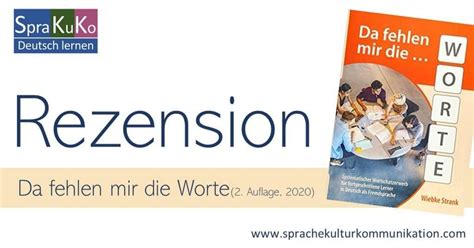 Da fehlen mir Worte Übungsbuch zum Wortschatzerwerb im Test