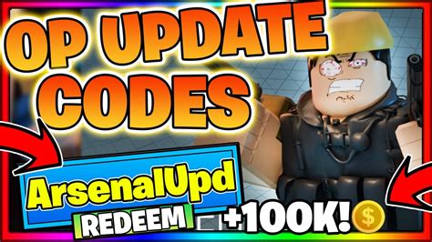 ALL NEW OP UPDATE CODES Roblox Arsenal YouTube