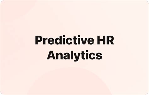 Predictive Hr Analytics Meaning And Real Life Examples Humaans