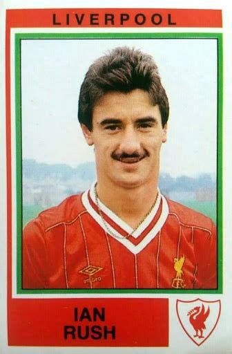 Ian Rush of Liverpool in 1984. | Liverpool, Cromos, Futbol