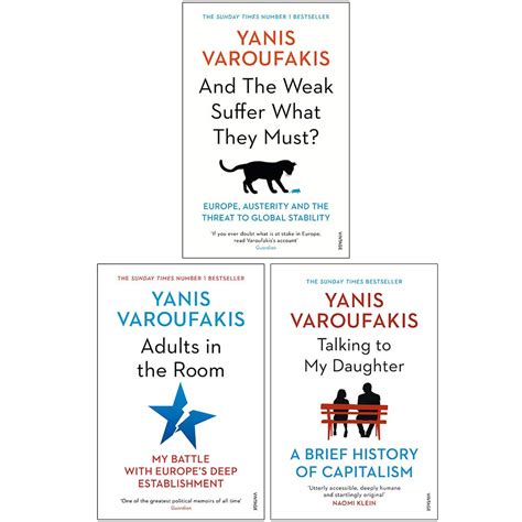 Yanis Varoufakis Collection 3 Books Set (And the Weak Suffer What They ...