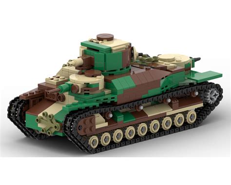 Lego Moc 135 Type 95 Ro Go Japanese Heavy Tank By Supercacti