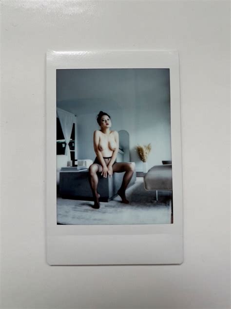 Nude Art Model Instax Mini Film Lingerie Dtla Print No Etsy