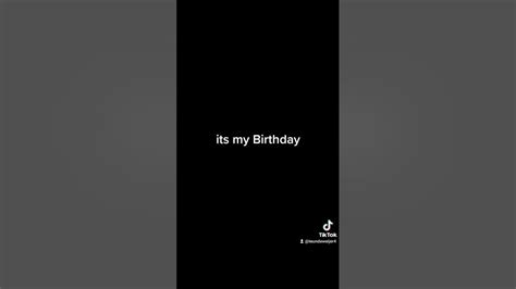 Its My Birthday Youtube