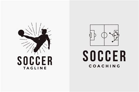 Simple Football soccer logo