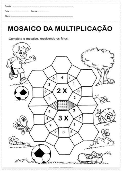 Atividades De Multiplica O E Divis O Ano Para Imprimir