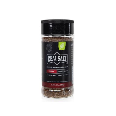 Sal Integral Defumado Saleiro Cherry Real Salt REDMOND Regenera Store