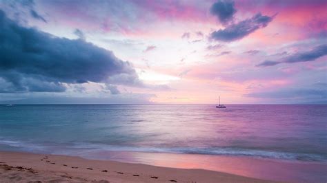 Pastel Beach Sunset Desktop Wallpapers Top Free Pastel Beach Sunset