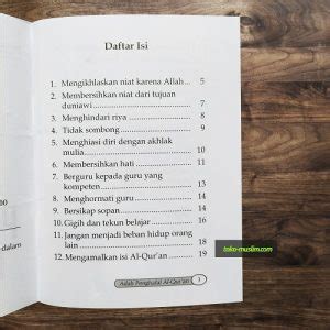 Buku Saku Adab Penghafal Al Qur An