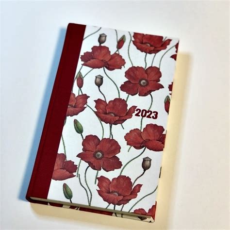 Agenda Amapolas Grande Betula Encuadernaci N