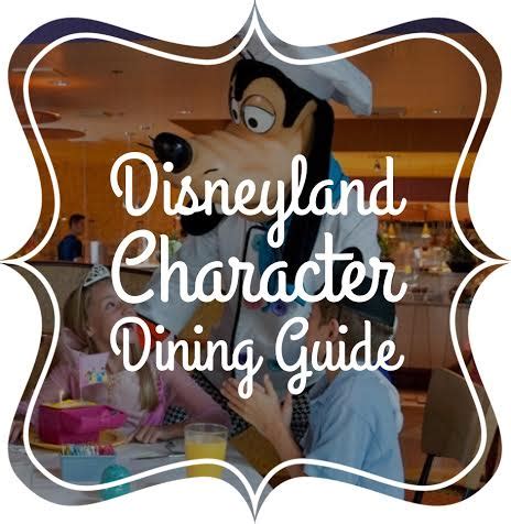 Disneyland Character Dining: Breakfast, Meal Reviews, Tips, Discounts ...