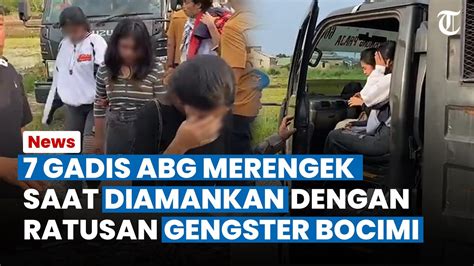 IKUT IKUTAN Gangster Bocimi 7 Gadis ABG Di Bogor Nangis Saat Diamankan