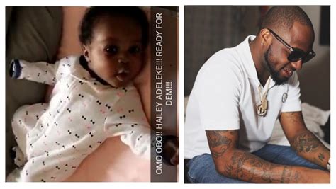 Davido Shares Cute Photo of His Second Daughter, Hailey • Okay.ng