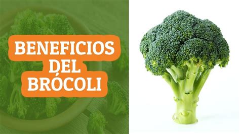 Brócoli Beneficios Para La Salud Youtube