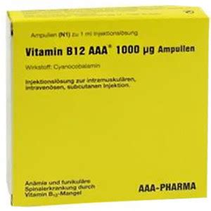 Vitamin B 12 Aaa 1000 Æg Ampullen 10 x 1 ml ab 5 33