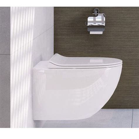Подвесной унитаз Vitra SENTO 7748B003-0075 Rim-ex с тонкой крышкой lift ...