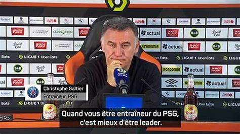 Ligue Fc Lorient Psg Christophe Galtier Les Joueurs Ont Tout