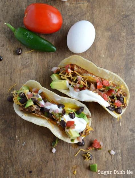 Sausage And Egg Breakfast Tacos Sugar Dish Me