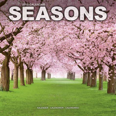 Seasons Wall Calendar 2018 by Avonside - Walmart.com - Walmart.com