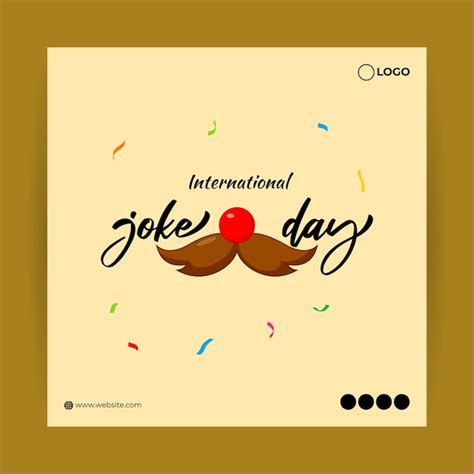 Premium Vector Vector Illustration Of International Joke Day Social