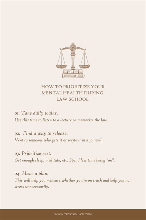 How to Prioritize Your Mental Health During Law School #wellness # ... 