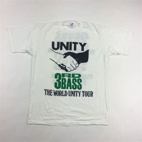 3rd Bass Unity Vintage Original Tour T Shirt Sz L Ebay Tour T Shirts T Shirt Shirts