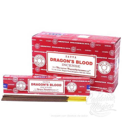 Incenso Satya Dragon S Blood Caldeir O M Gico Artigos Es Tericos